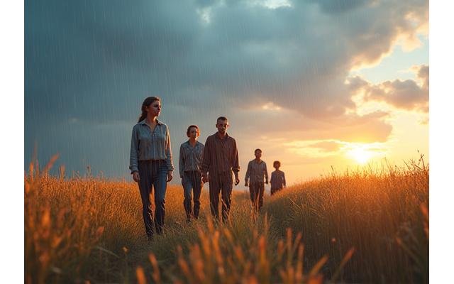 A diverse group of Australians in different settings, from urban professionals to rural families, symbolizing the nationwide reach of SecureShield Insurance.