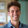 Smiling portrait of David, a primary school teacher
